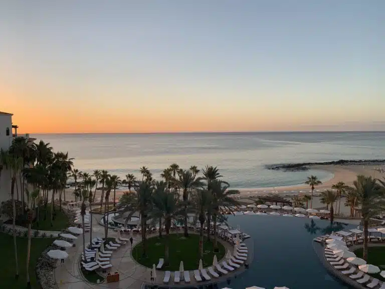 Sunset at Hilton Resort in Cabo