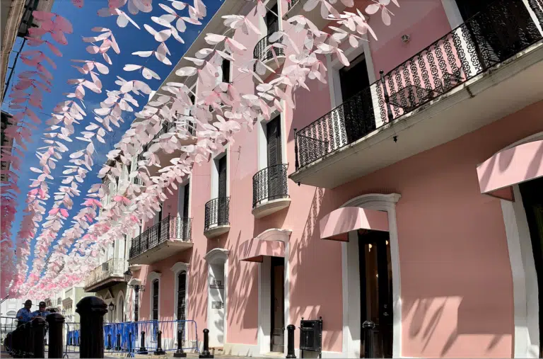 Beautiful street in San Juan, Puerto Rico