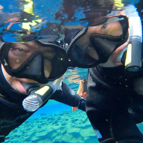 Snorkeling Between Tectonic Plates in Silfra, Iceland