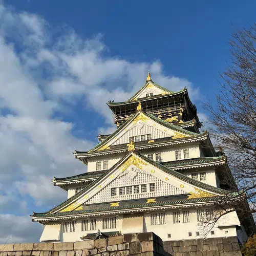 Osaka Castle in Osaka, Japan