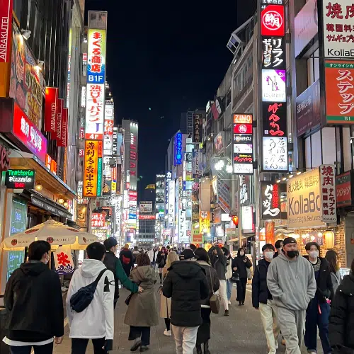 Shinjuku Tokyo at Night