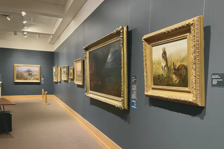 Interior of the National Museum of Wildlife Art in Jackson Hole, WY