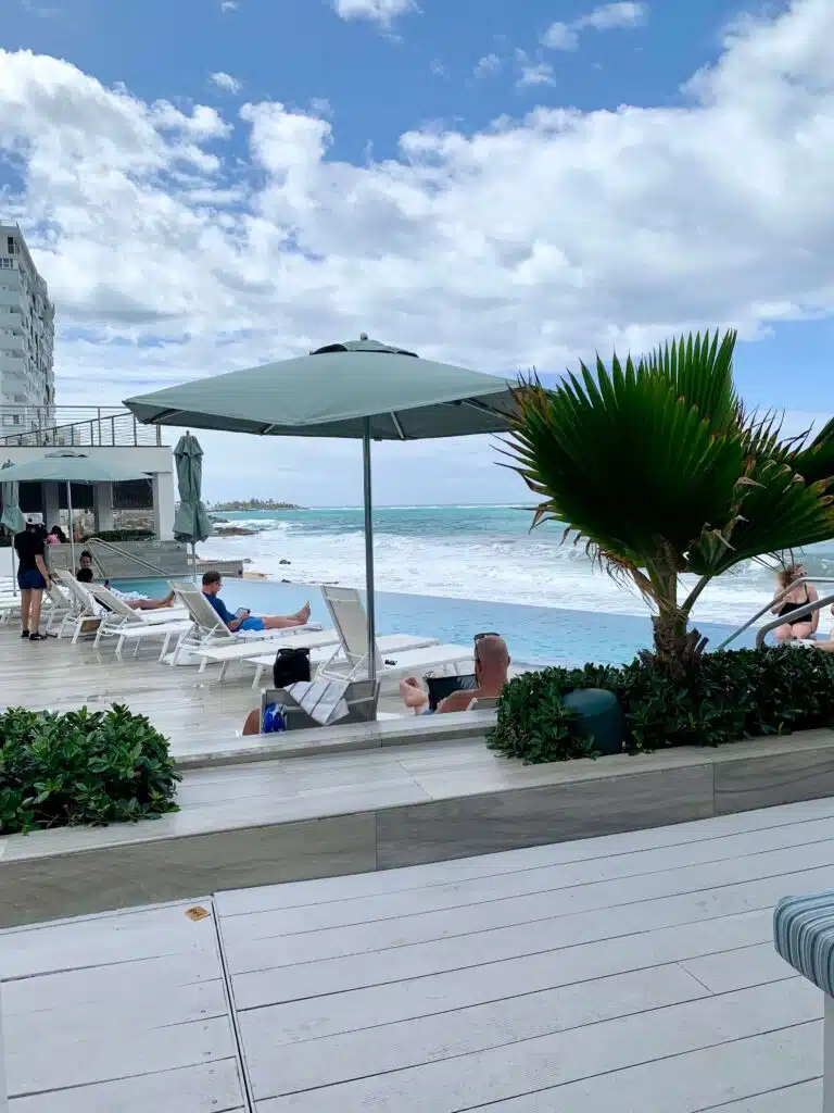 Beach club in San Juan, Puerto Rico