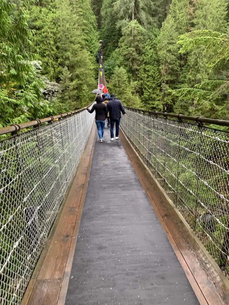 Capilano Suspension Bridge Park in Vancouver, BC Canada