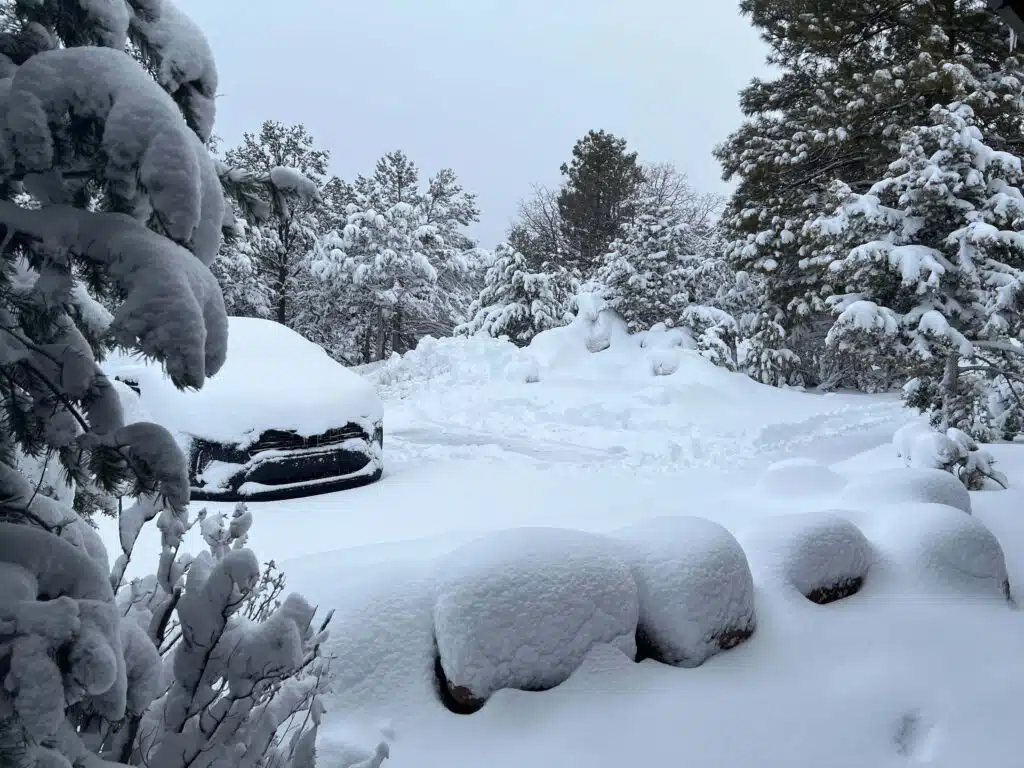 snowfall at the Grand Canyon