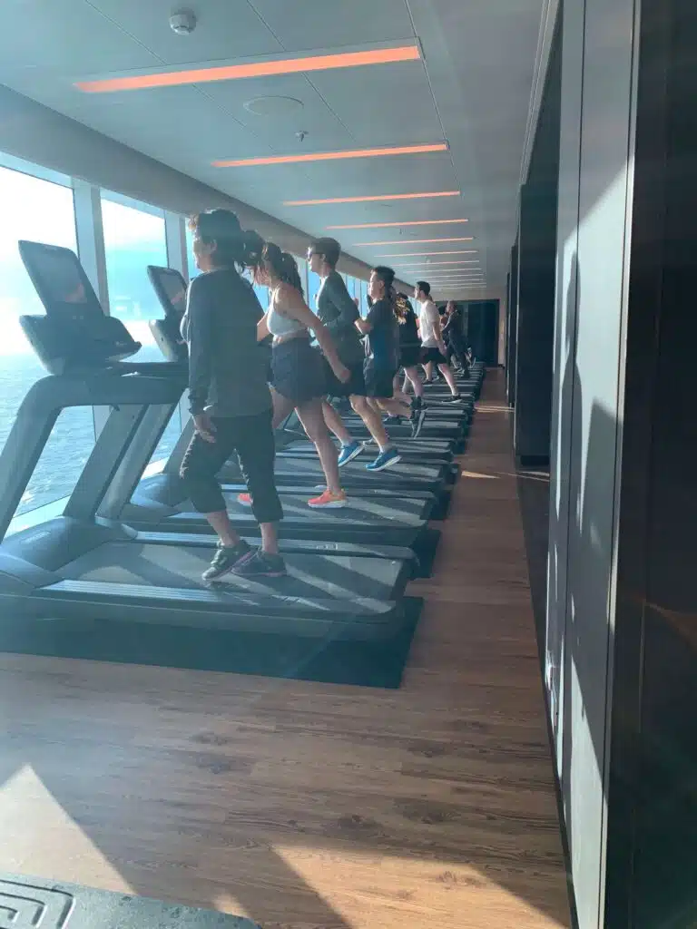 Gym on the Discovery Princess Cruise ship