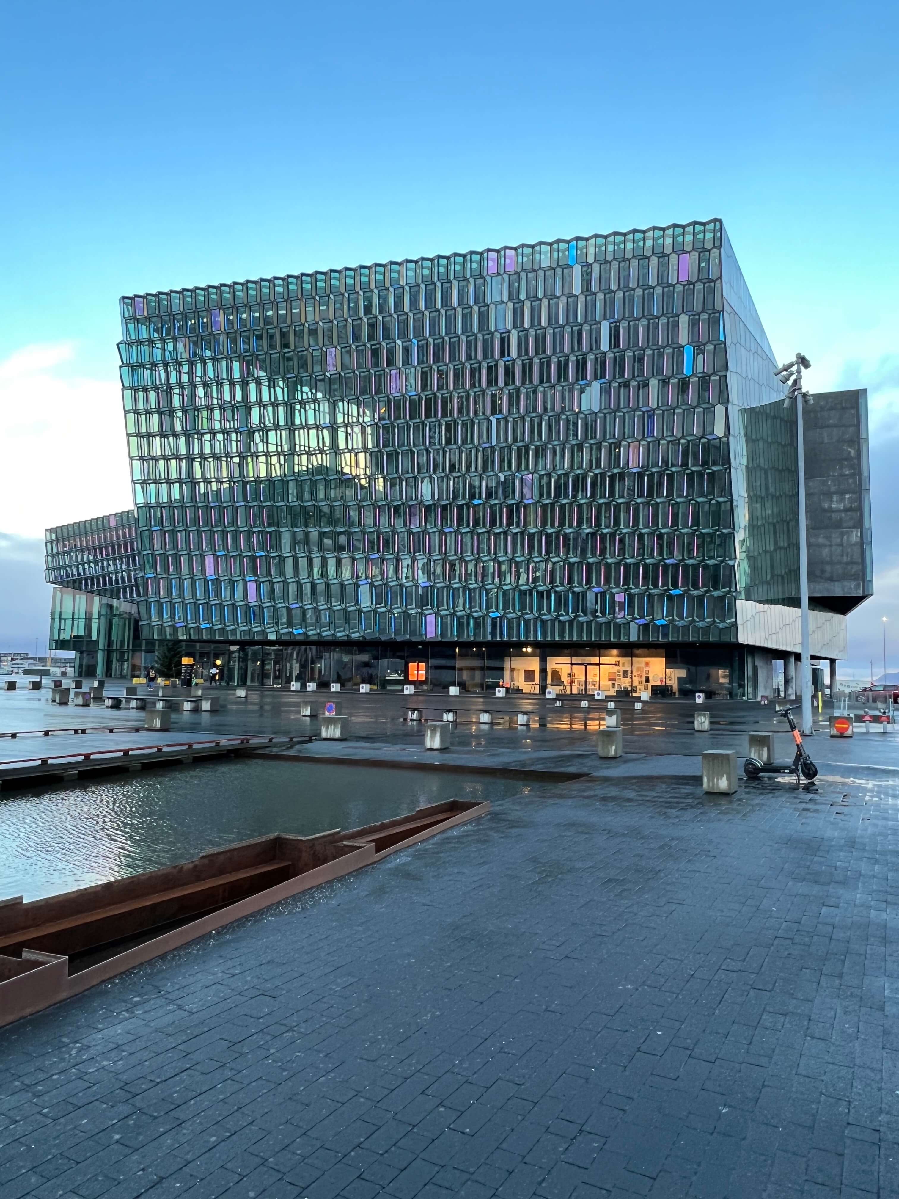 Harpa concert hall in Reykjavik, Iceland