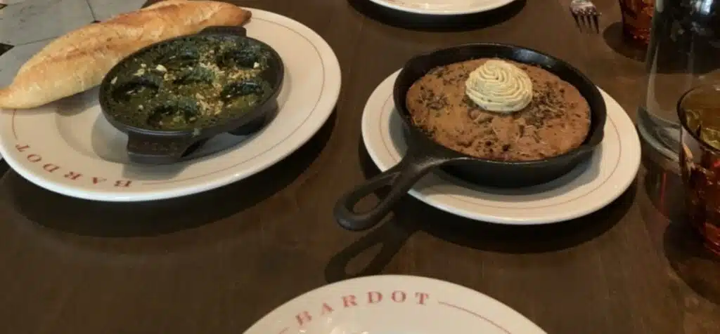 Escargot de Bourgogne and Pain de Provence from Bardot Brasserie in Las Vegas