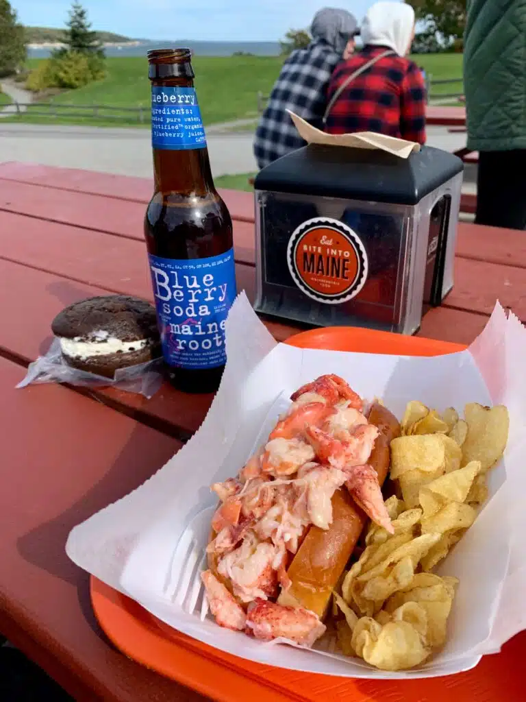 Lobster roll in Portland, Maine