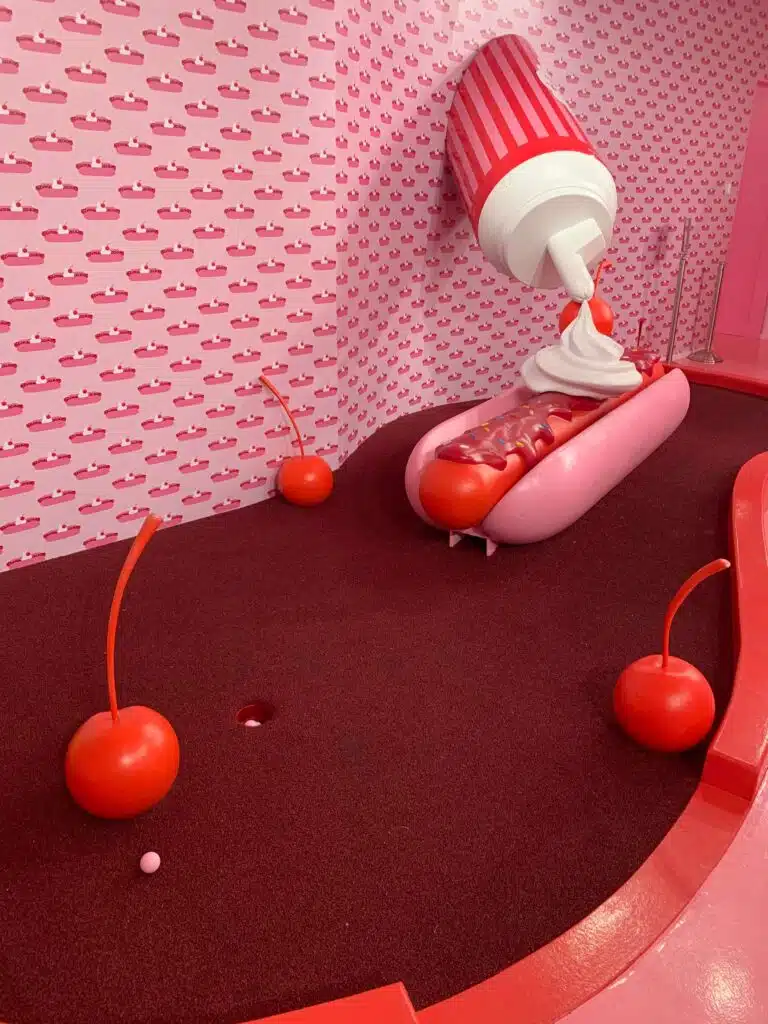 Museum of Ice Cream putt putt course in Chicago