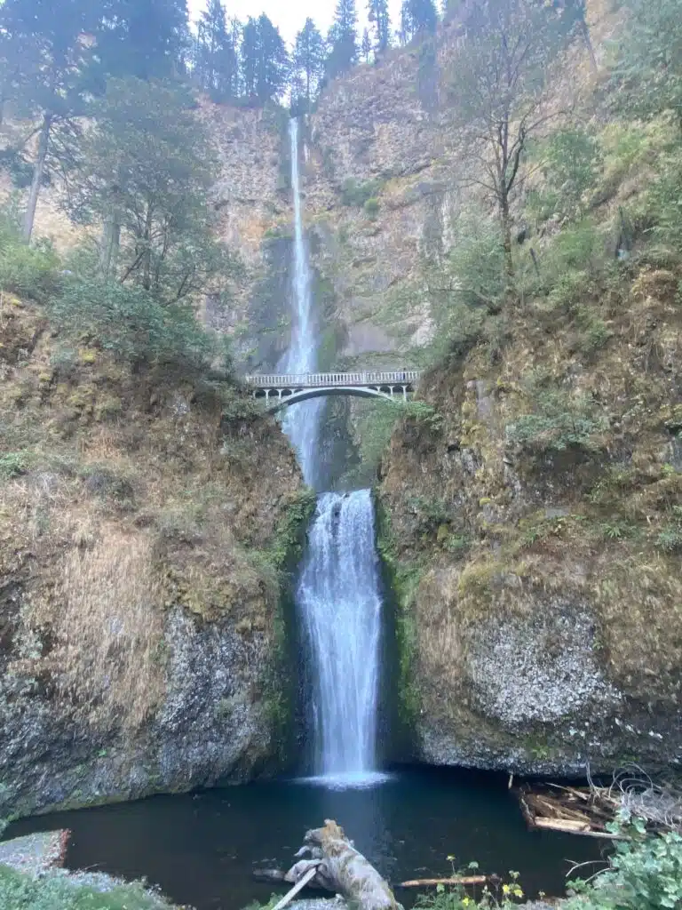 Multnomah Falls outside of Portland, Oregon