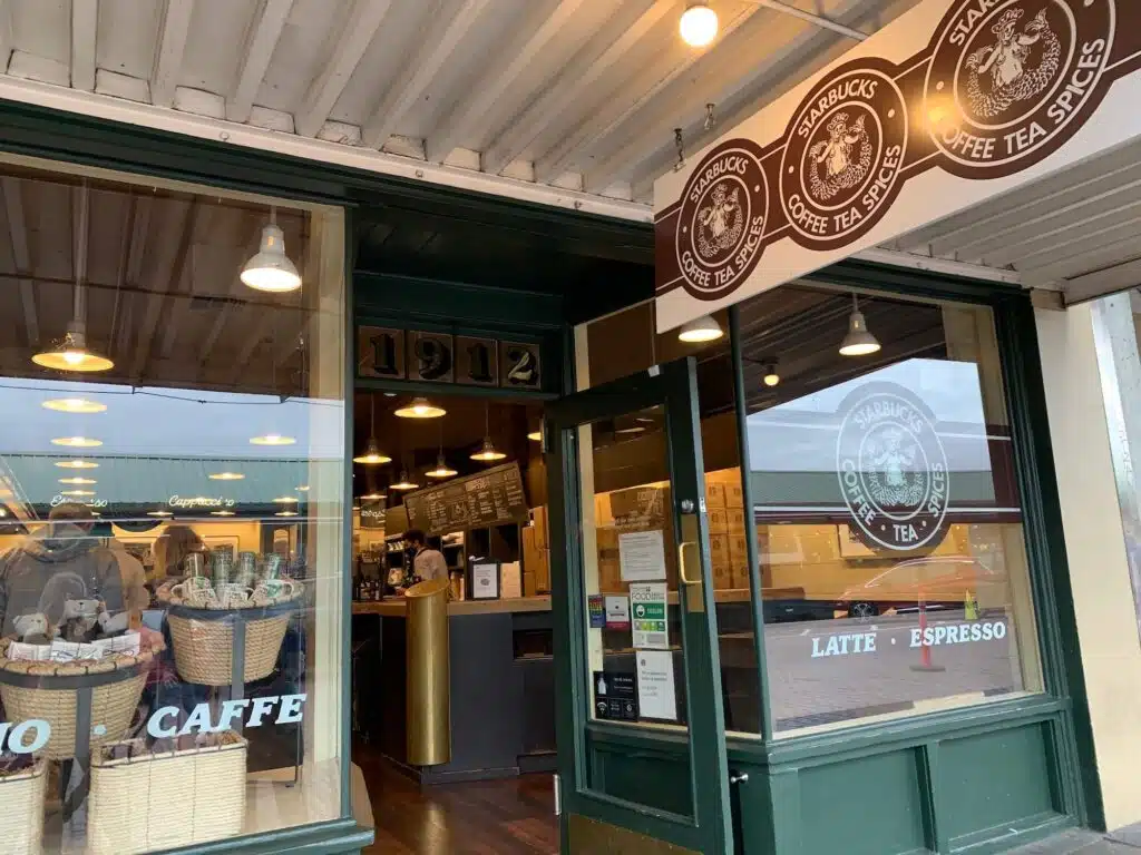 Original Starbucks in Pike Place Market in Seattle