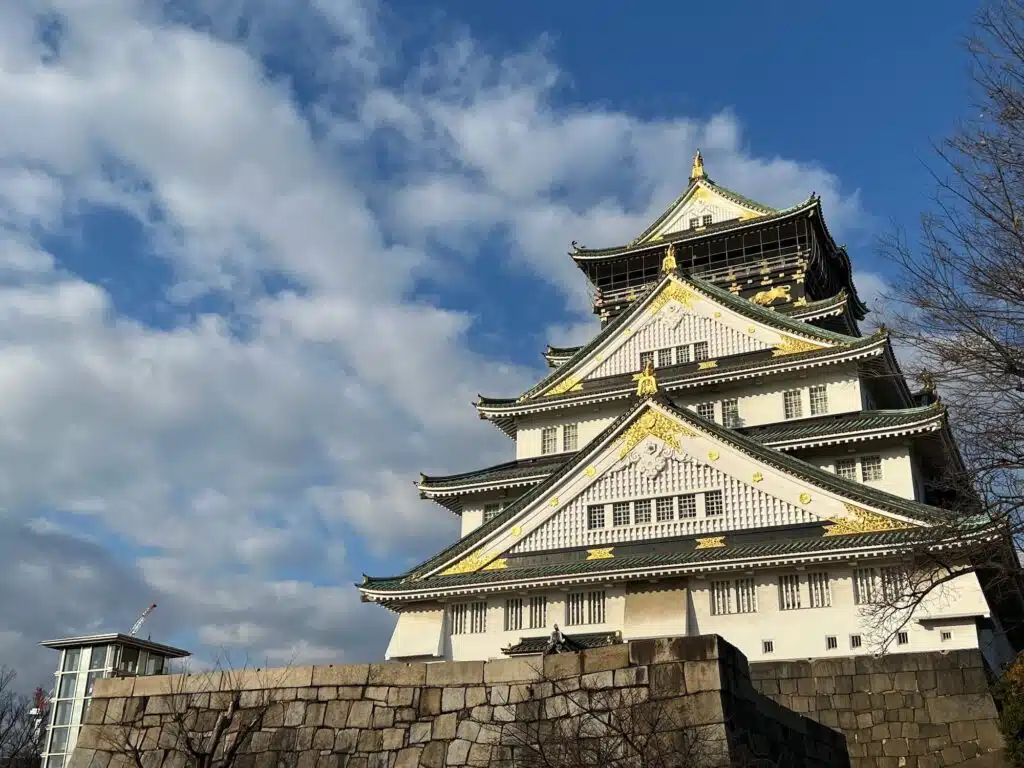 Osaka Castle in Osaka, Japan