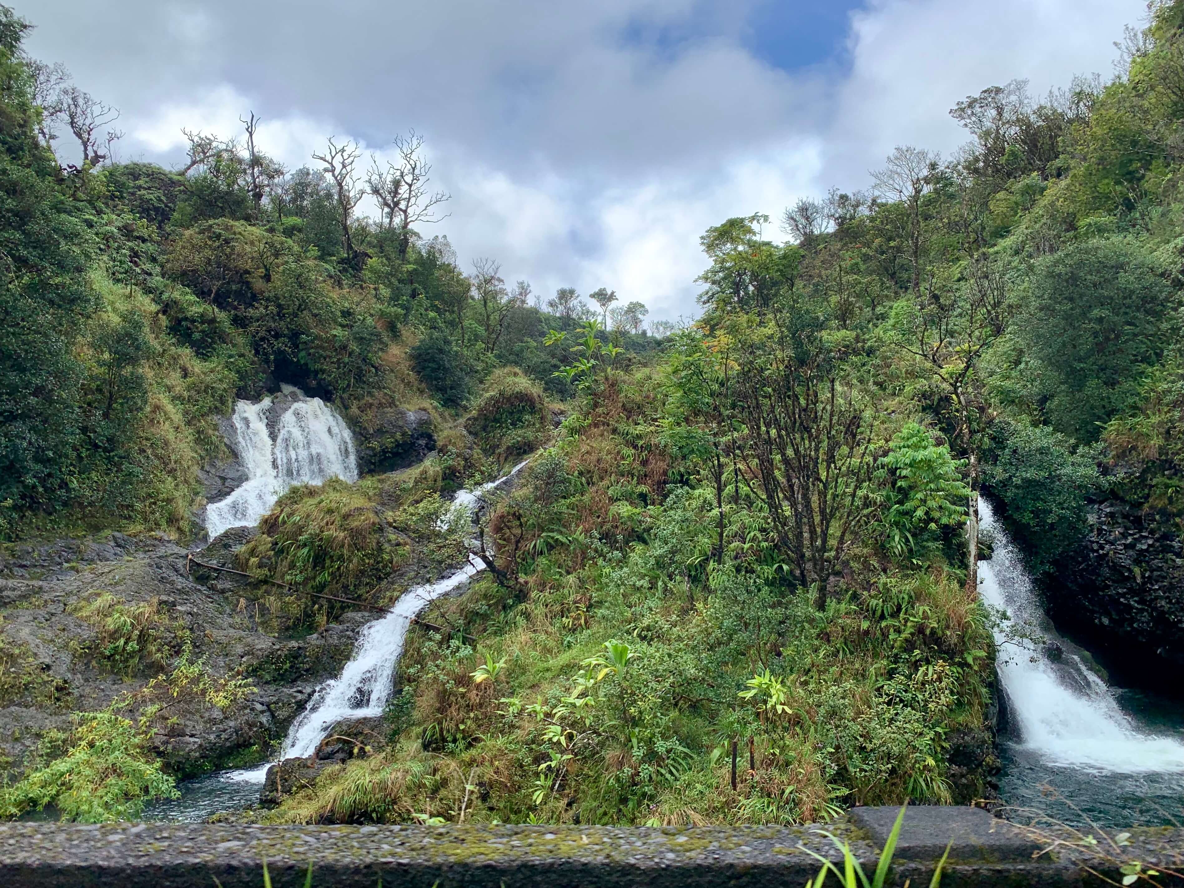 Waterfalls on the Road to Hana in Maui