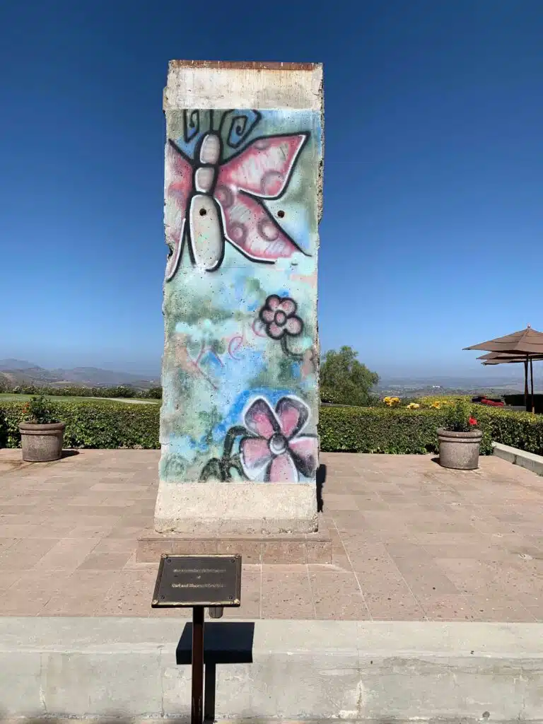 Piece of the Berlin Wall at the Reagan Presidential Library