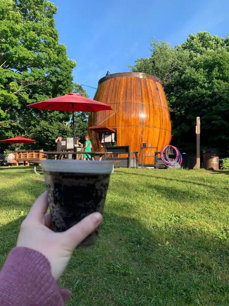 Root beer barrel in Saugatuck, MI