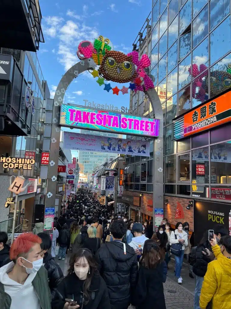 Takeshita Street in Tokyo, Japan