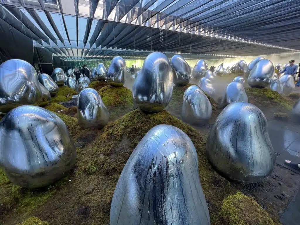 One of the immersive exhibits inside teamLab Planets Tokyo