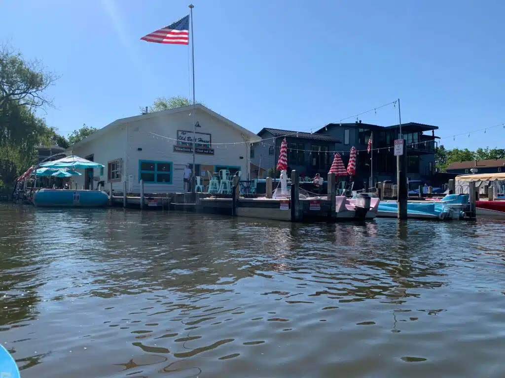 The Old Boat House retro boat rentals in Saugatuck, MI