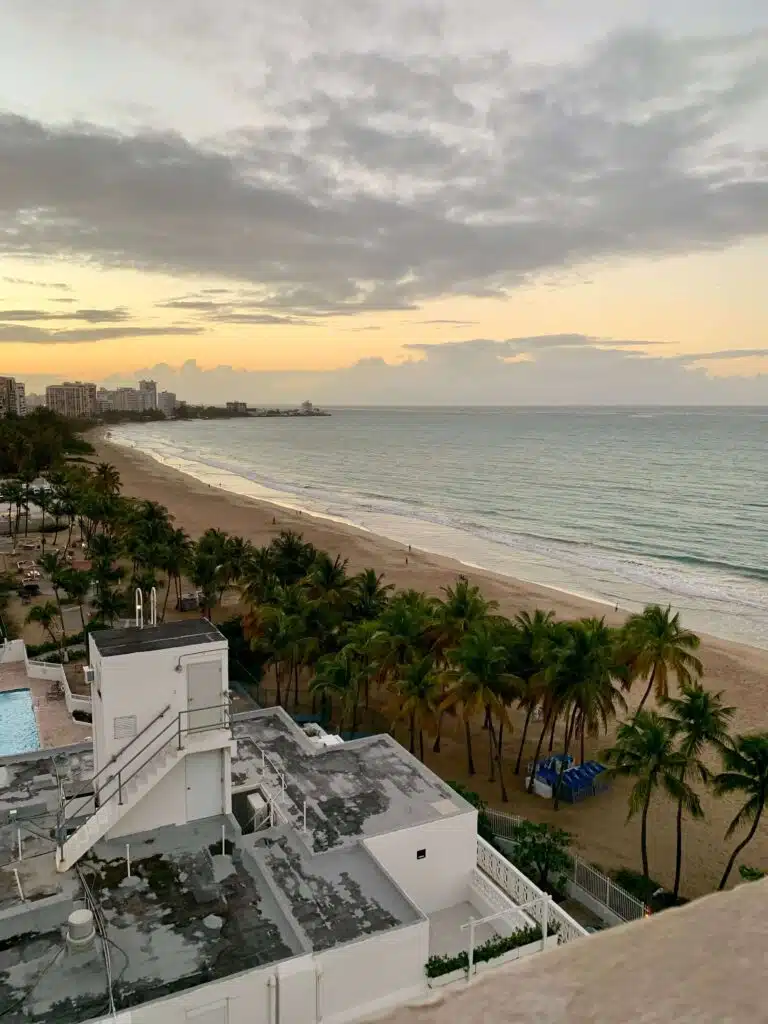 View from Kumo rooftop bar in San Juan, Puerto Rico