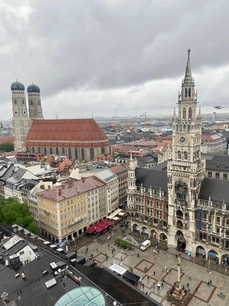 View from St Peters in Munich