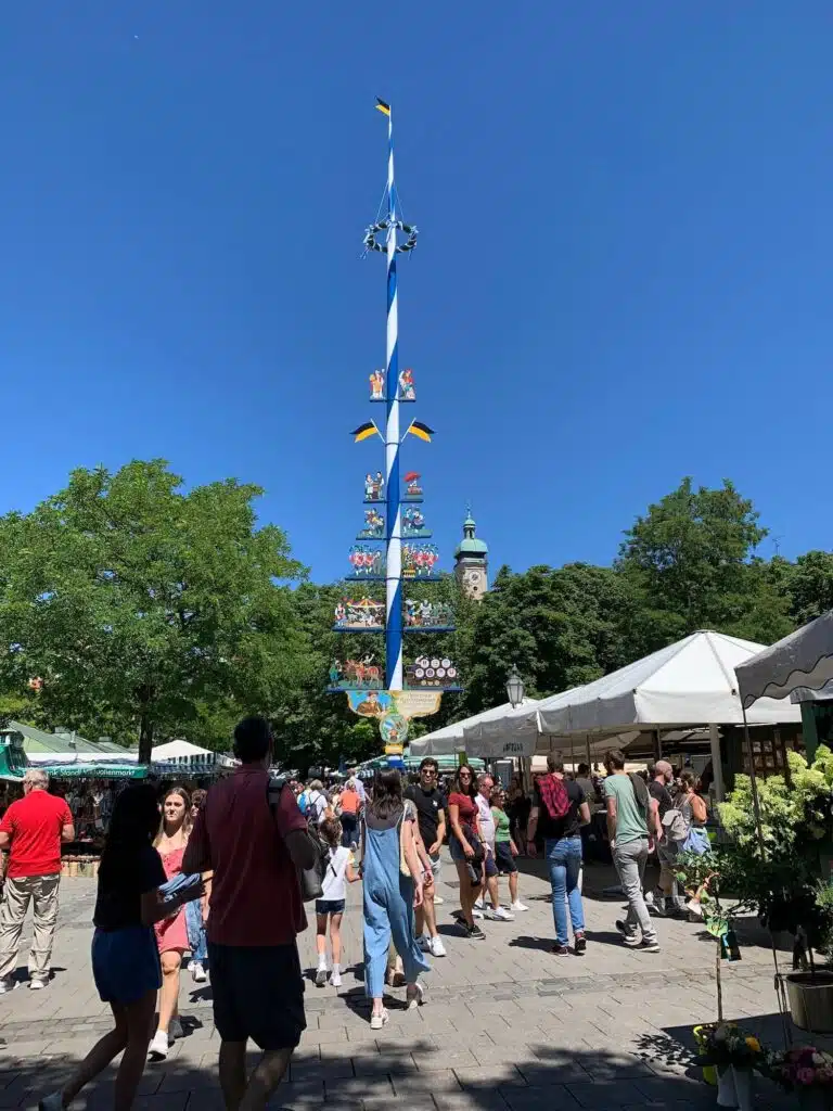 Viktualienmarkt in Munich, Germany