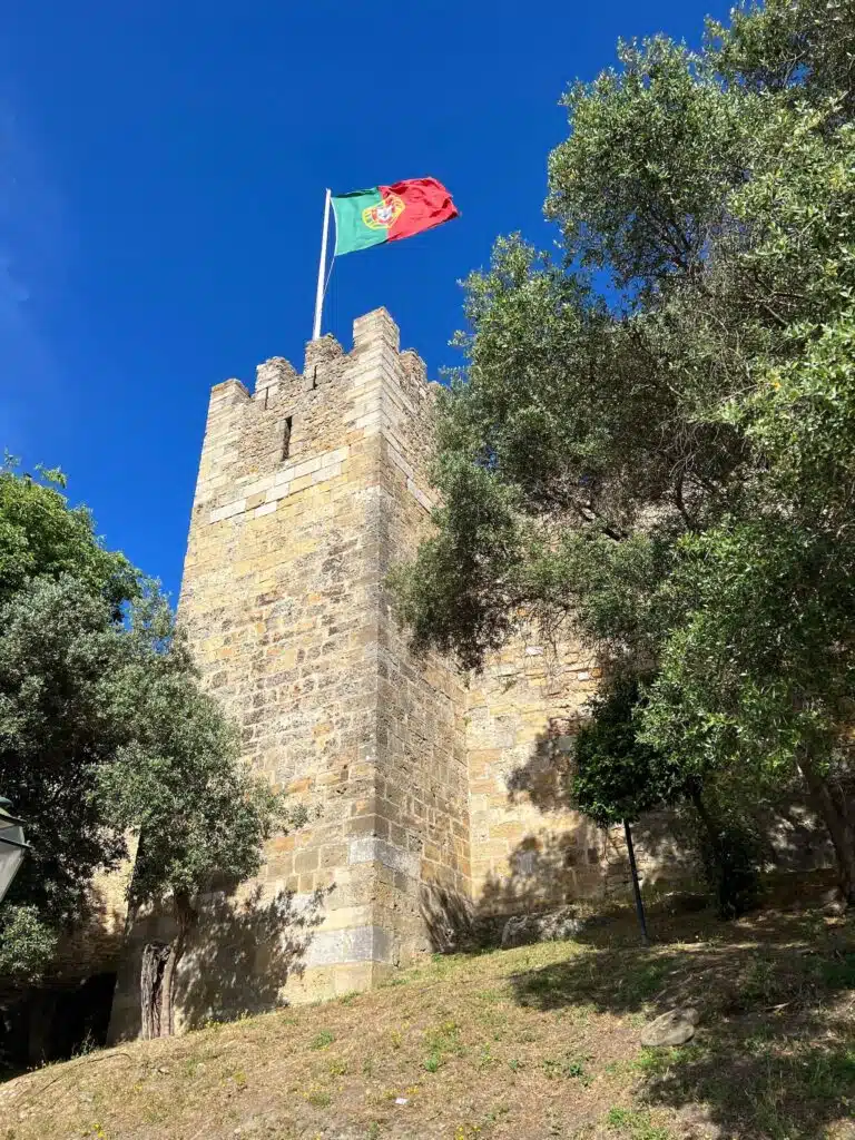 Castelo de São Jorge in Lisbon, Portugal