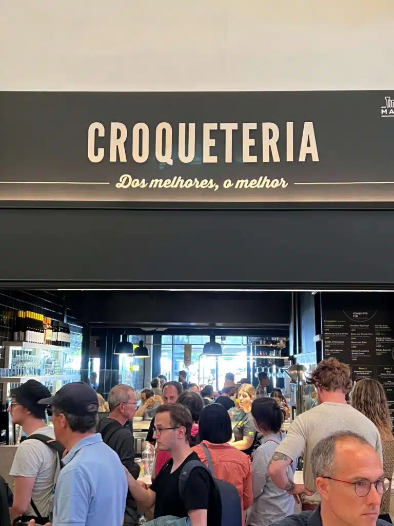 Croqueteria in Time Out Market Lisboa. A very memorable meal!