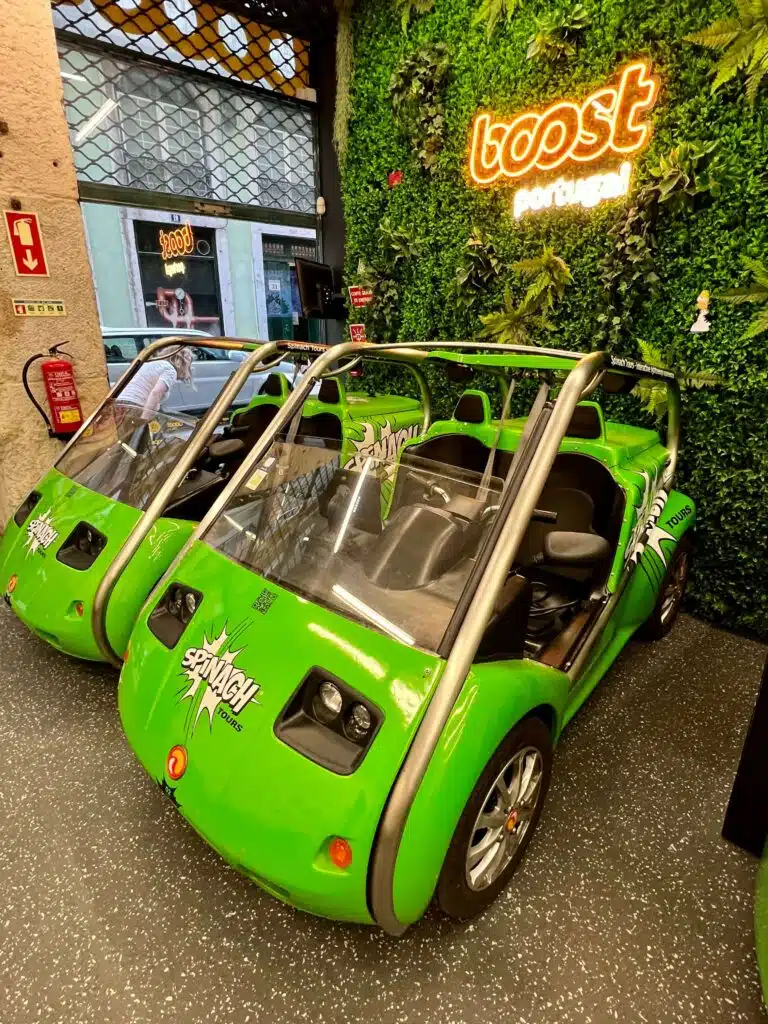 Go Cars from Boost Portugal. A very memorable way to see Lisbon on your first visit. 