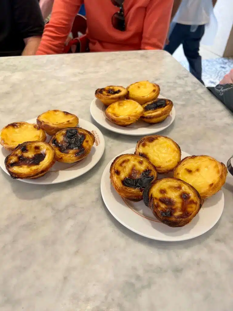 Pasteis de natas in Lisbon, Portugal