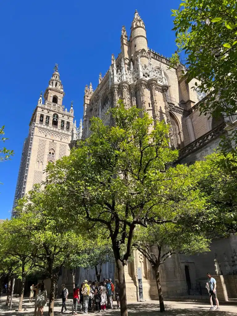 The exterior of the Seville Cathedral