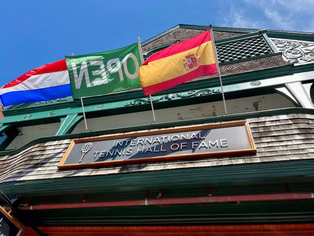 The International Tennis Hall of Fame in Newport, Rhode Island. 