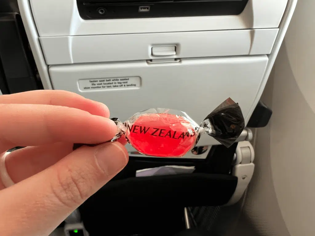 Air New Zealand hard candies