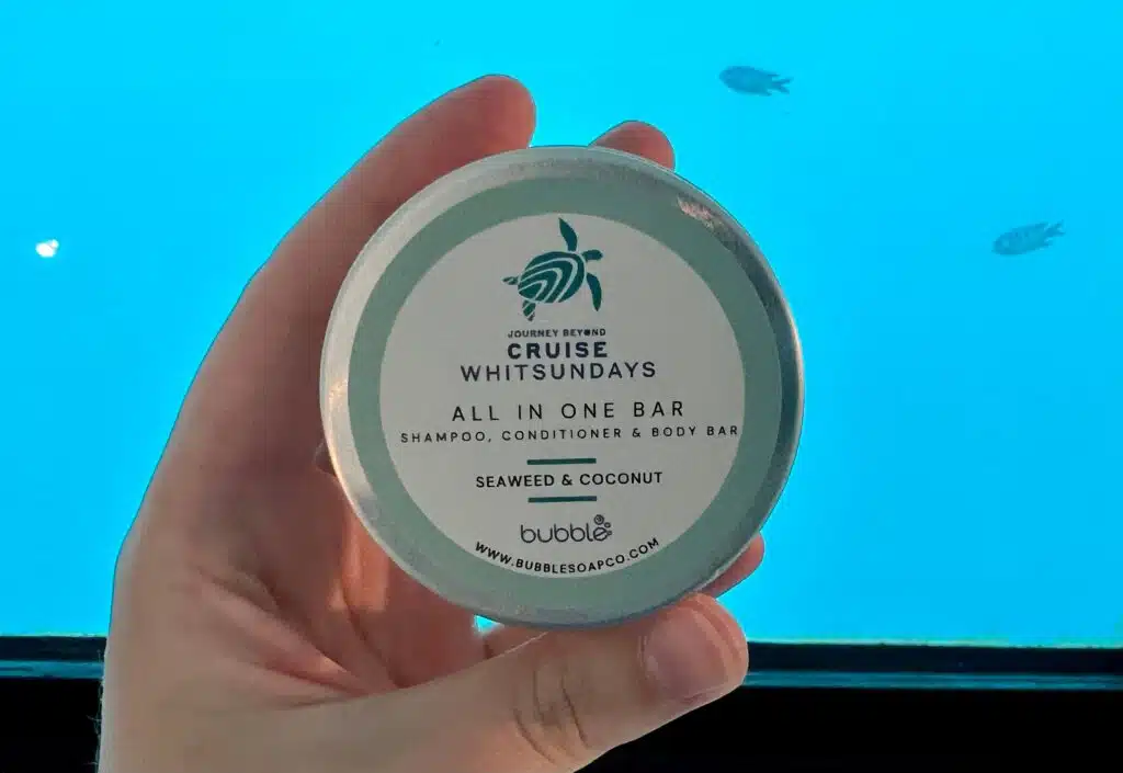 Cruise Whitsundays Soap bar found in Reefsuites room