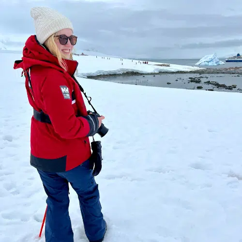 Jackie in Antarctica