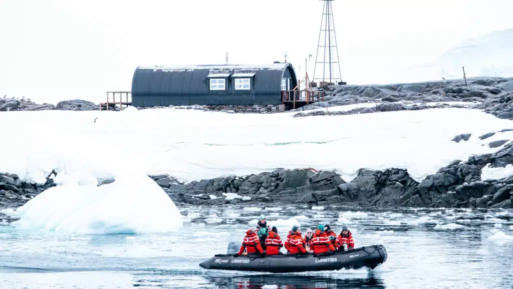 Zodiac cruise in Antarctica