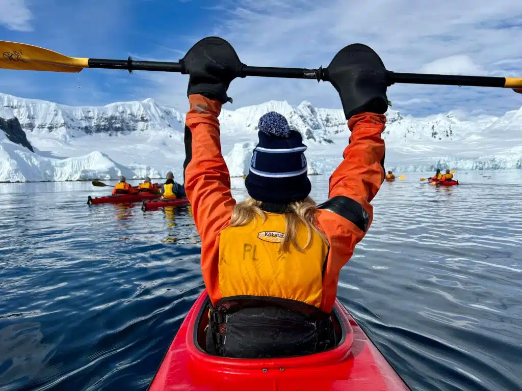 Kayaking in Antarctica