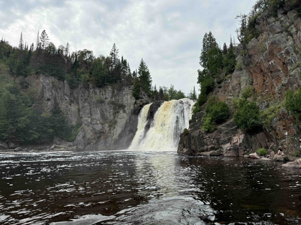 High Falls at Tettegouche State Park in Minnesota