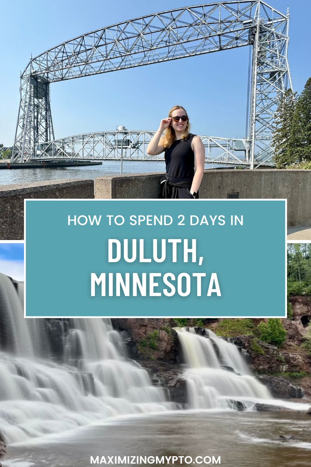 Pinterest Pin for Duluth, MN 2 Day Weekend Itinerary 