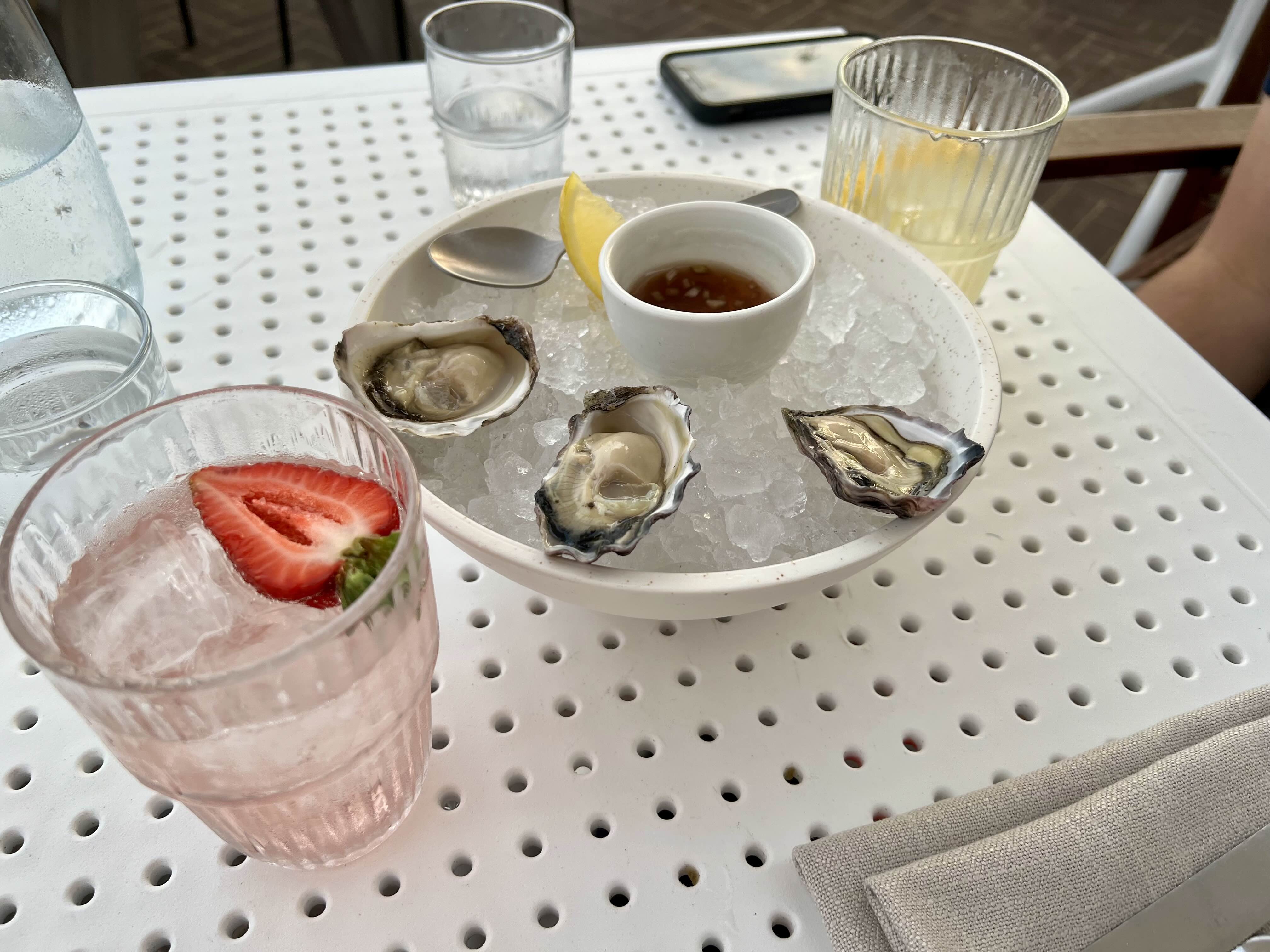 Oysters at the Promenade Bondi Beach