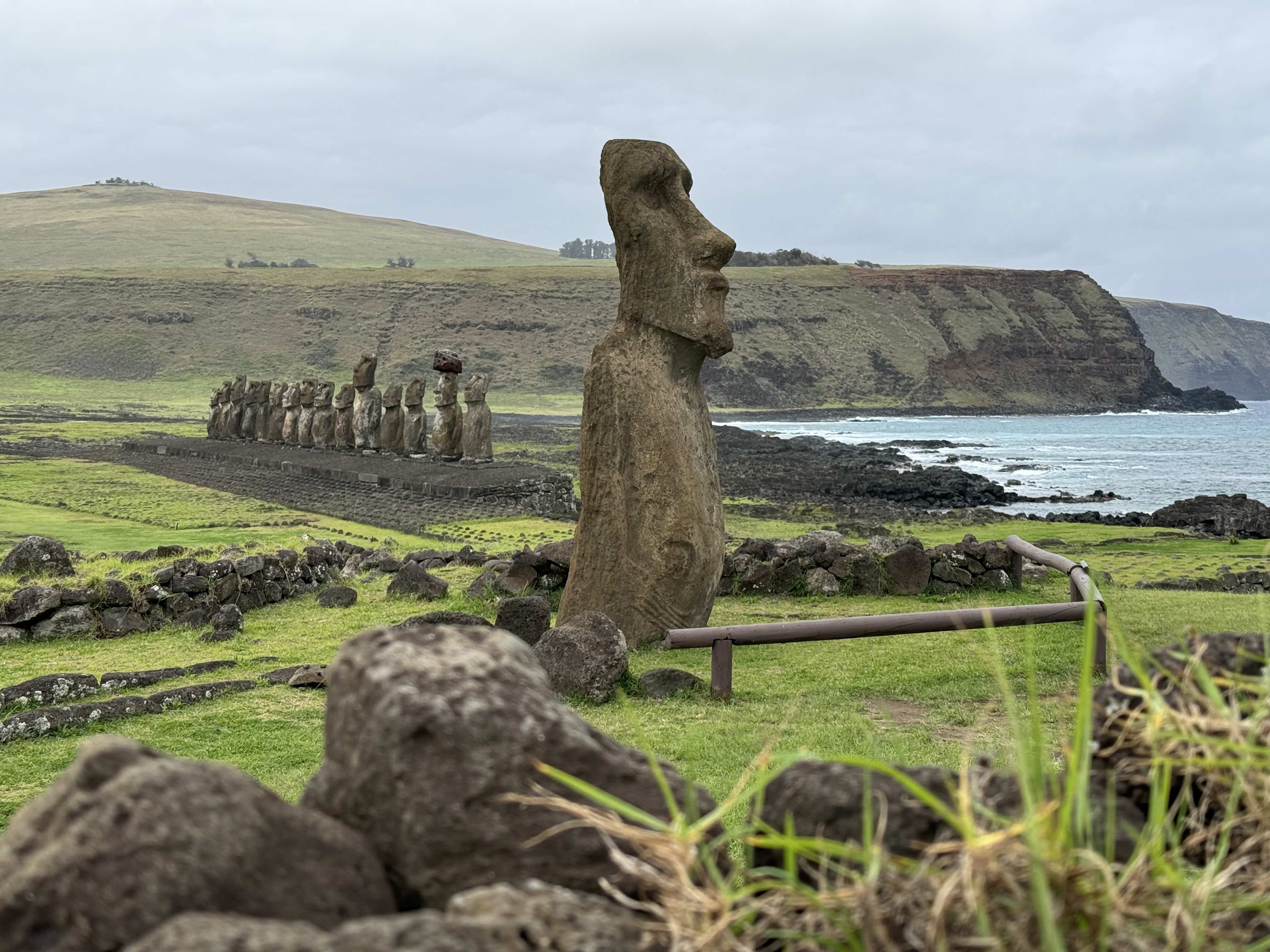 Tongariki on Easter Island