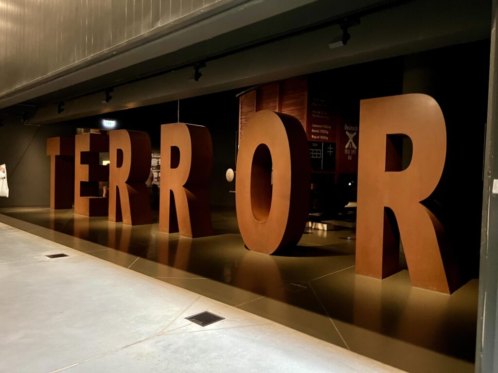 Inside the Museum of the Second World War in Gdansk, Poland