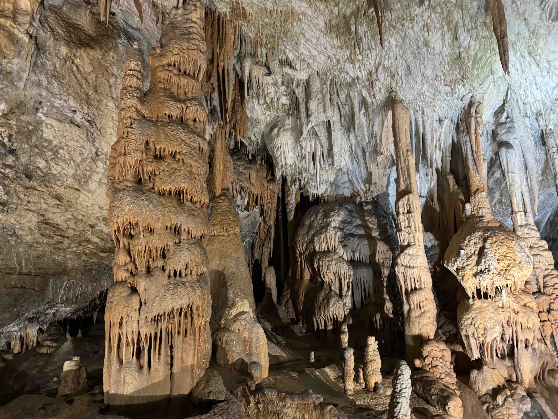 Inside of Postojna Cave Park
