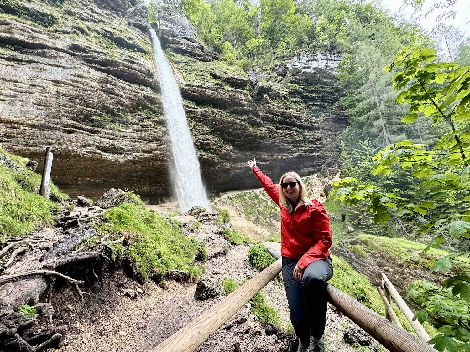 Slap Peričnik Waterfall in Slovenia 