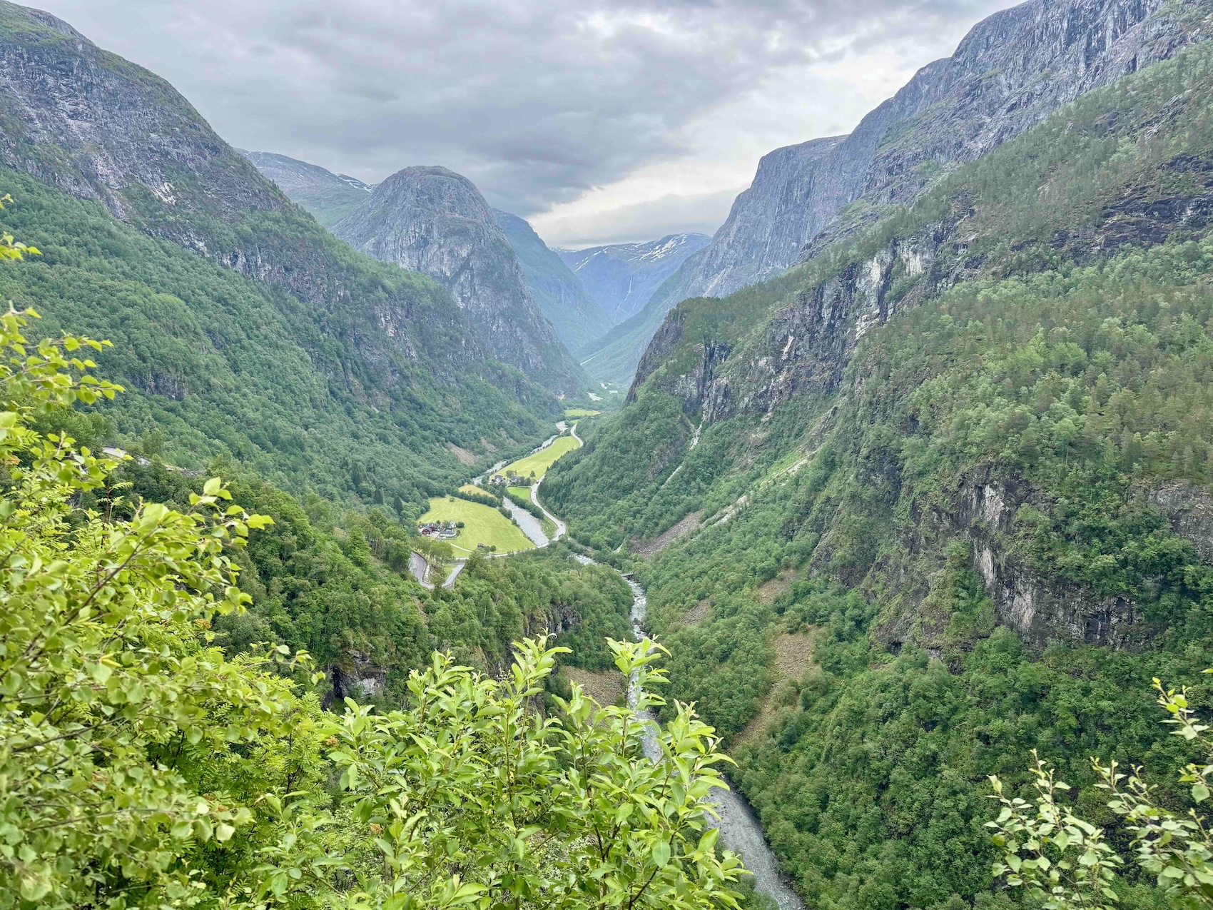 View from Stalheim Hotel in Norway