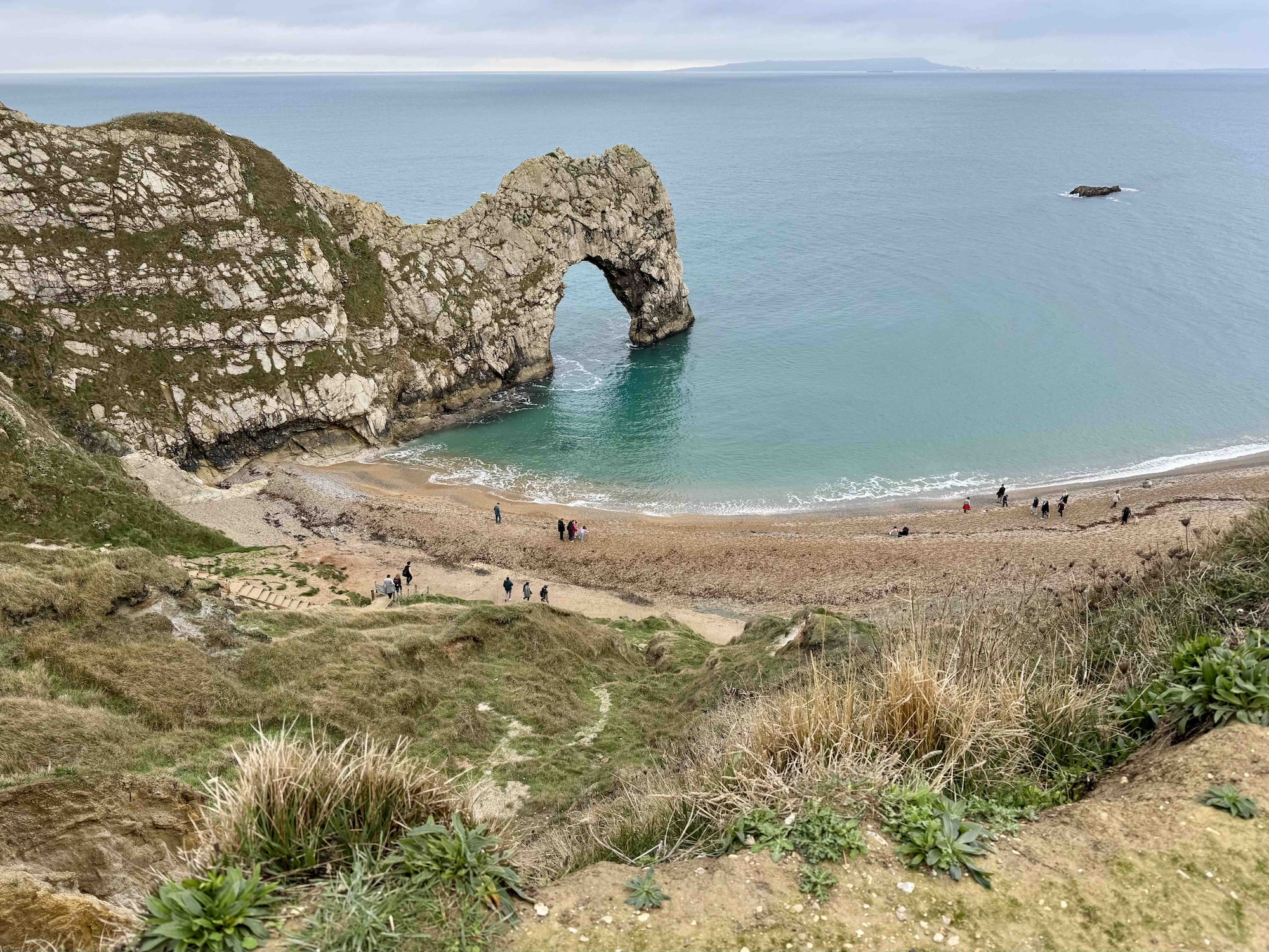 Aerial view of Durdle Door