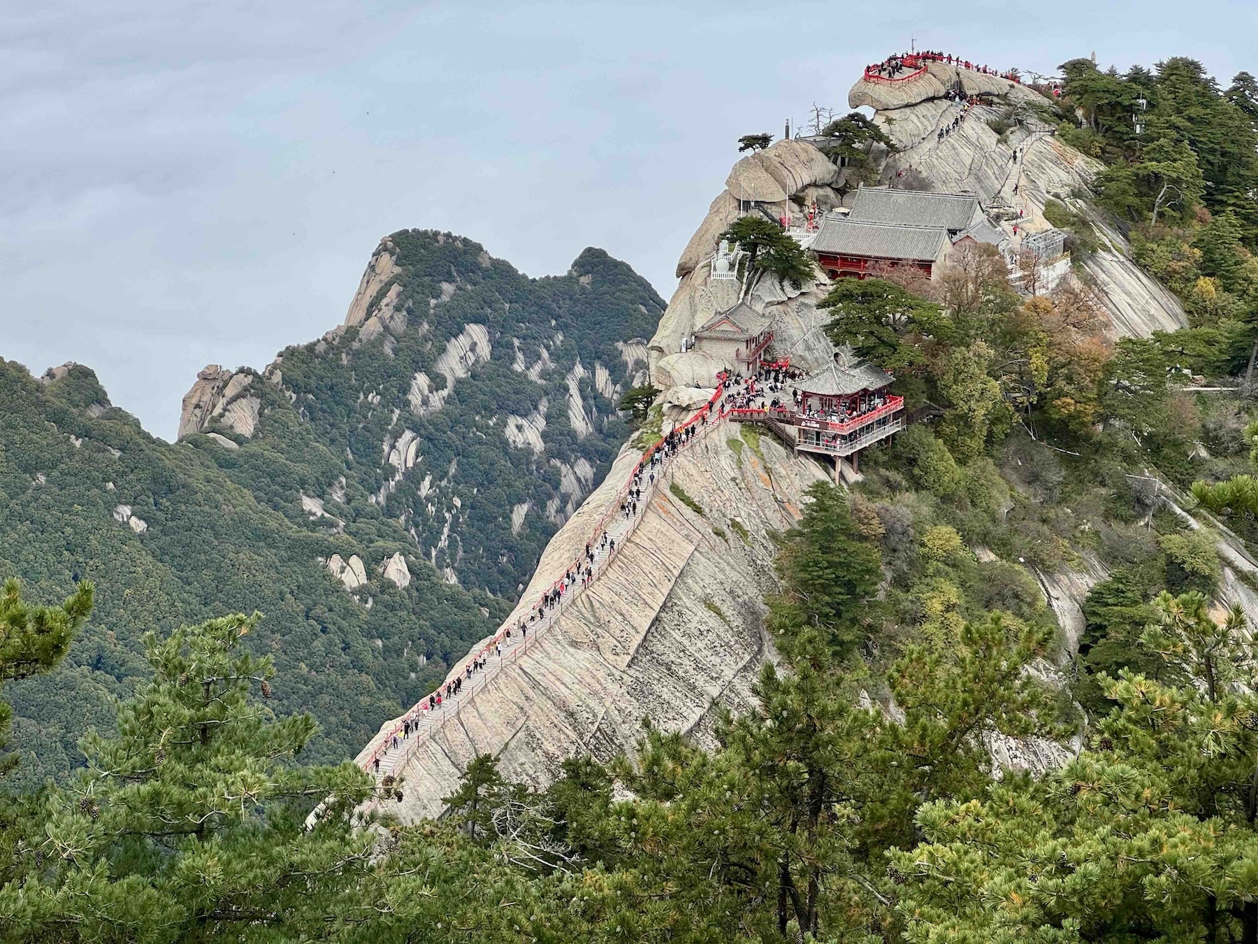 Huashan Mountain view from South Peak