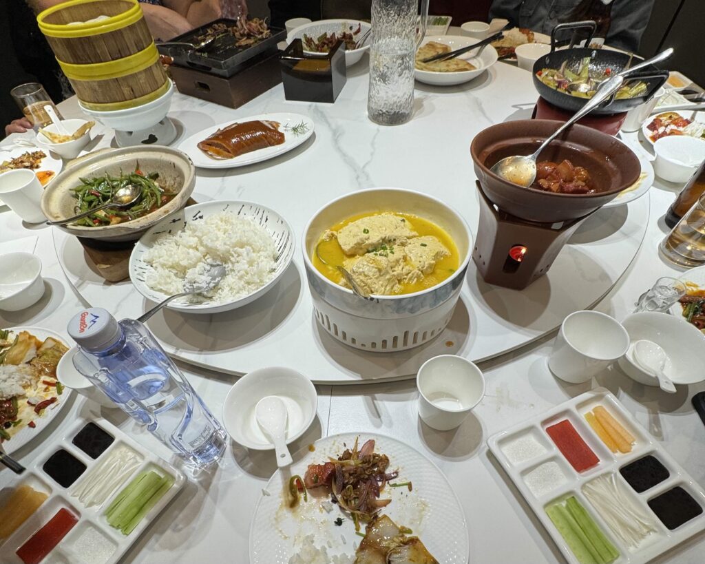 welcome dinner on TrovaTrip China trip