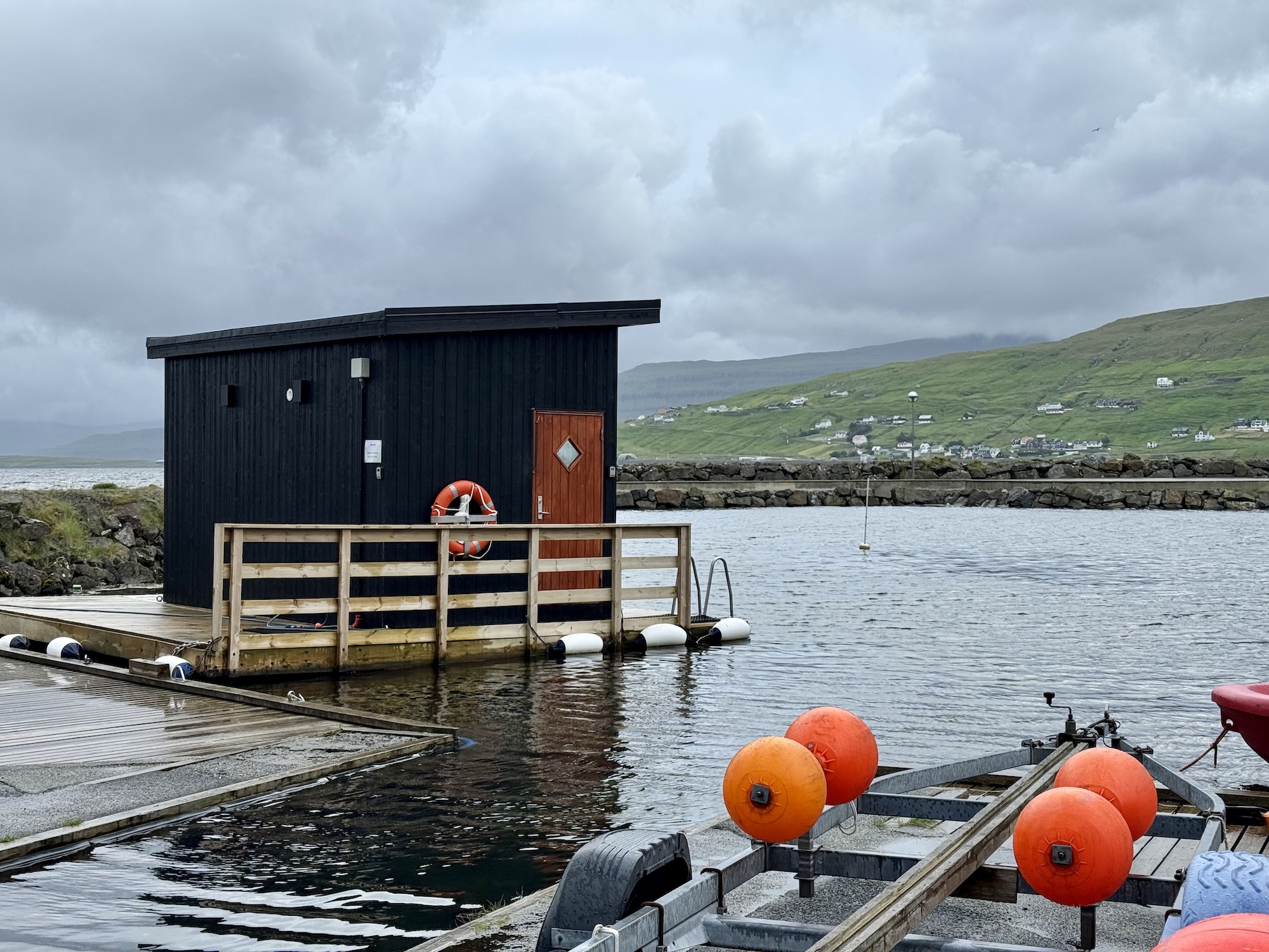 Saunadypp floating sauna