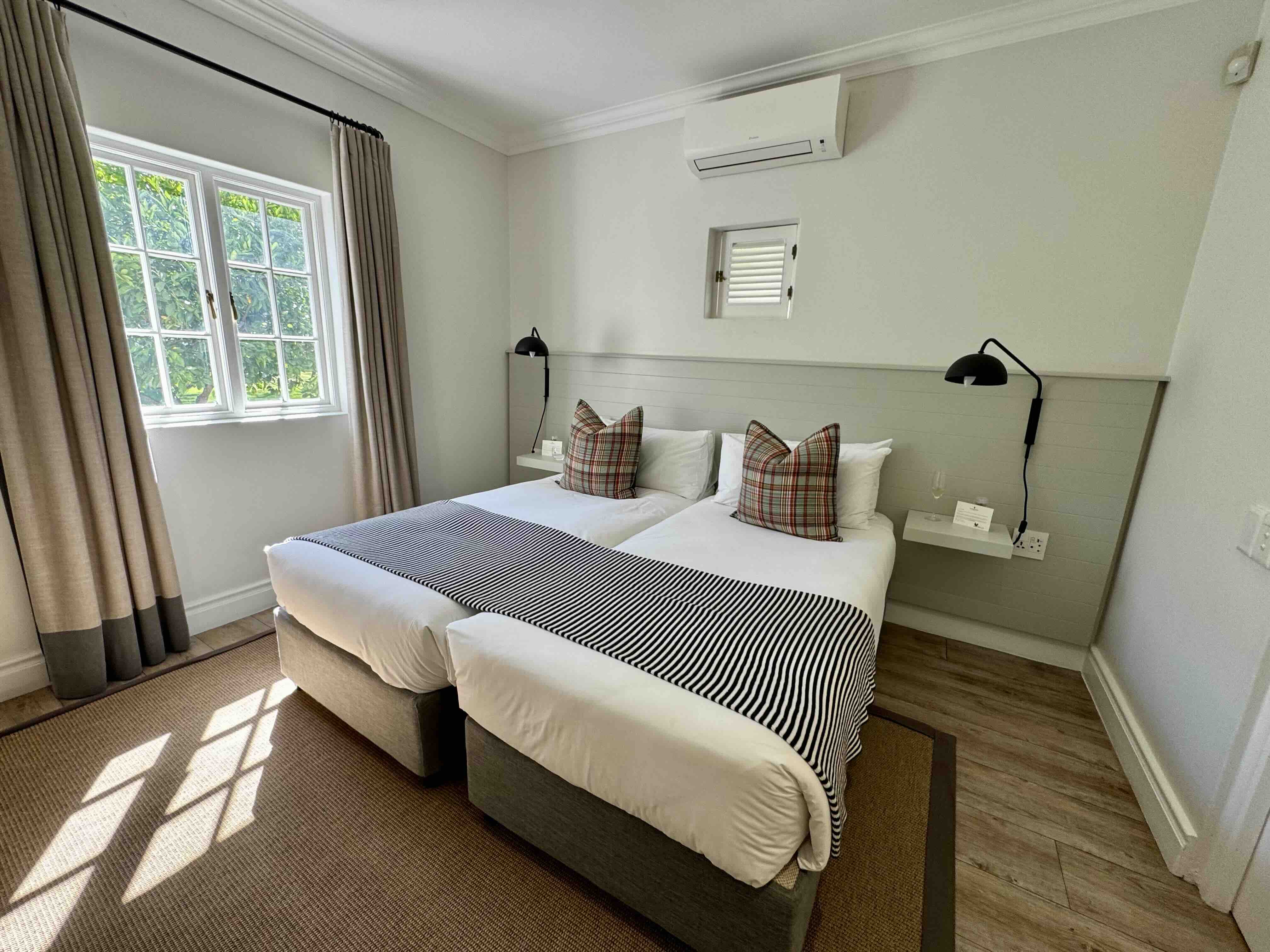 Boschendal wine estate room in cottage